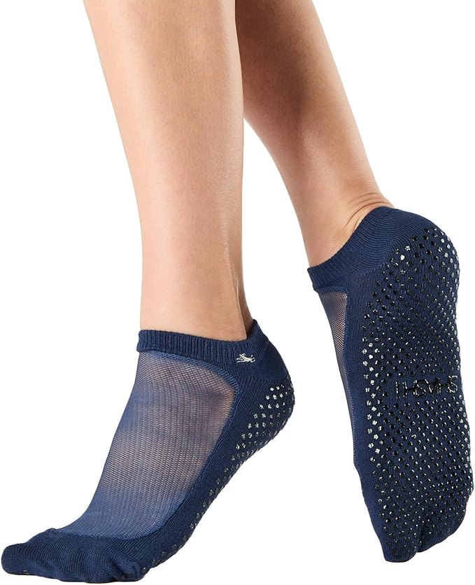 SHASHI Mesh Socks for Women – Stylish, Full-Coverage Non Slip Socks for Barre, Yoga and More
