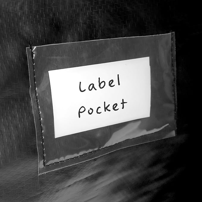 Hefty Moving Bag – Extra Large Double Zipper Backpack – Heavy Duty, Water Resistant, Foldable, Reusable Packing & Storage Tote with Shoulder Straps for Garage and Basement Organization – 2 Pack