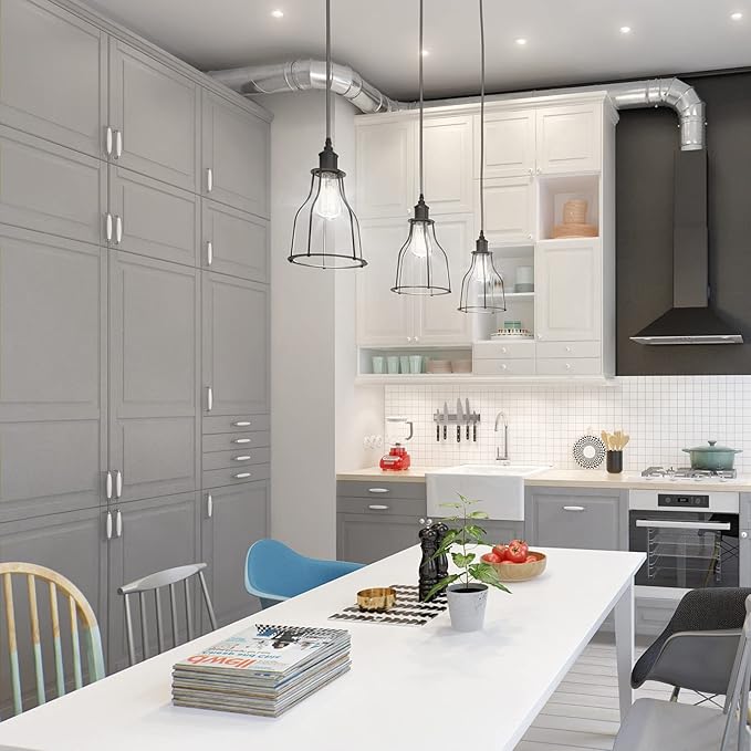 MAXvolador Vintage LED Edison Bulb 60W Equivalent 800LM, 6W ST58 LED Filament Light Bulb, Daylight White 5000K, E26 Base, Non-Dimmable, Pack of 12