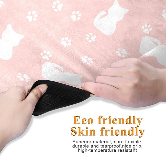 Cute Chubby Frog Yoga Mat, 71 x 26 Inch Non-slip Yoga Mats Folding Travel Exercise Mat Indoor Outdoor Gym Pilates with Storage Bag for Women Men