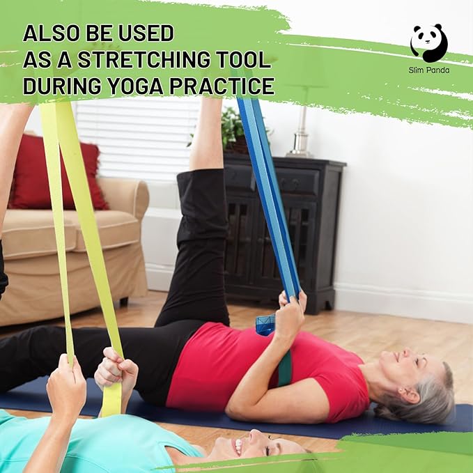 Slim Panda Yoga Mat Straps for Carrying, Adjustable Yoga Mat Carrier, Yoga Mat Sling(Yoga Mat Not Included)