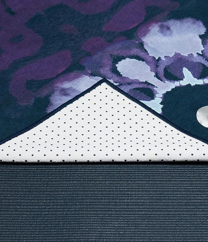 Manduka Yogitoes Hot Yoga Mat Towel - 71" | Moisture Activated Grip | Patented Silicone Nubs | Highly Absorbent, Durable & Easy Care | Made from Recycled Materials | 71 x 24 Inches