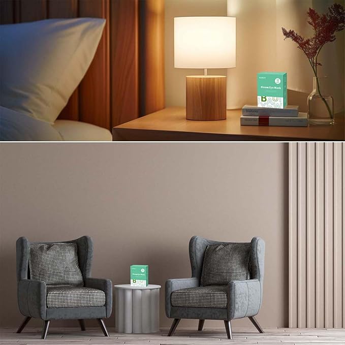 12 Packs Self Heating Eye Masks for Dry Eyes Disposable Heated Eye Mask Warm Compress Sleep Mask Stress Relief Travel Ready Relaxation Unscented