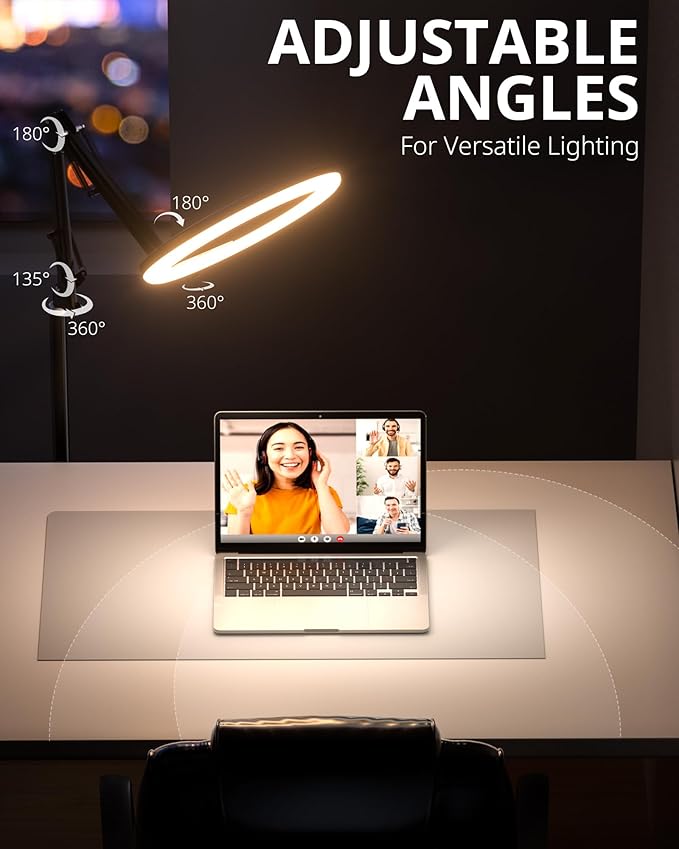 UBeesize Pro LED Ring Light Tripod with Phone Holder & Casters, Adjustable Overhead Phone/Camera Mount for iPhone, Video Recording, Live Streaming, Cooking (Mobile Stand with Light & Tripod)