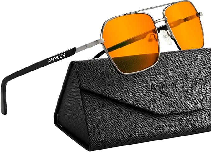 ANYLUV Blue Light Glasses Men/Women, Blue Light Blocking Glasses, Computer Screen Blocker Eyes Protection Glasses