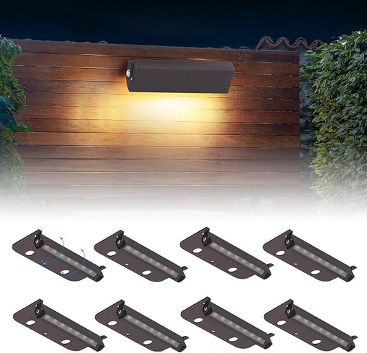 8 Packs 4inch LED 1.8W Hardscape Lighting,12V AC/DC Low Voltage Retaining Wall Light Paver Lighting,2700K Soft White Outdoor Step Light,50,000 Hours Lifespan