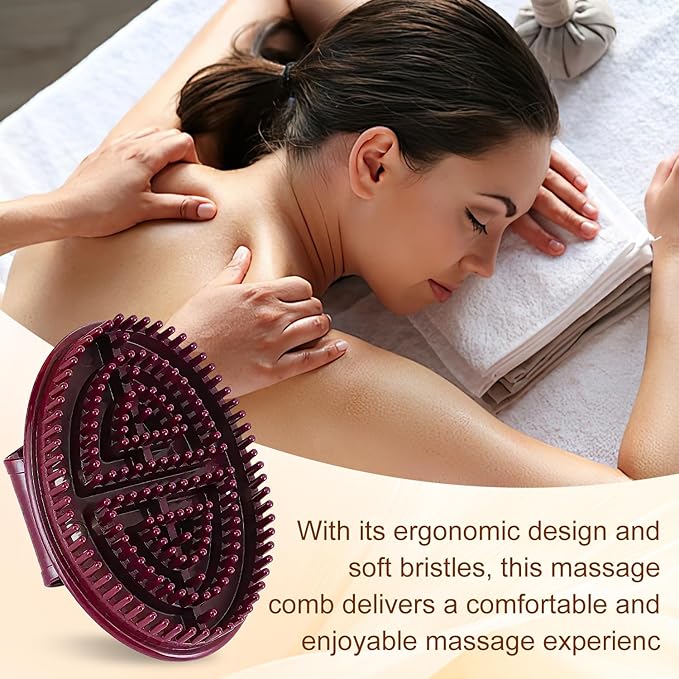 Meridian Brush Massage Brush, Beauty Salon Professional Custom Meridian Brush, Full Bodys Relaxation Comb Massage Tools
