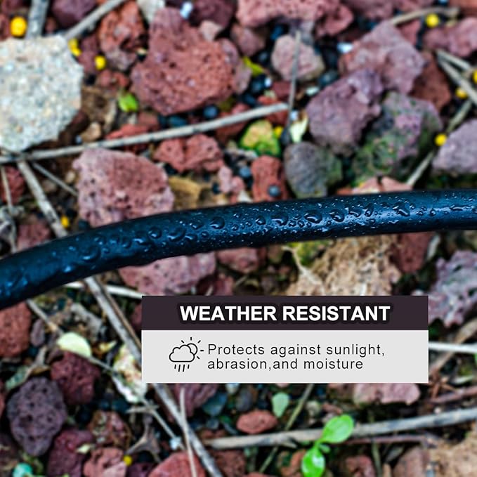 50FT 12 Gauge Outdoor Power Extension Cord,Seven Outlet Cable.Multiple Evenly-Spaced Plug Ideal for Landscaping Light,Stage Backlines,Holiday Decoration,Cord Splitter ETL Listed…