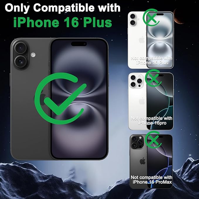 Privacy Screen Protector for iphone 16 Plus 6.7 inch[2 Pack] [Easy Installation],with 2 Camera Lens Protectors,Tempered Glass Anti Spy 9H Hardness Black Film,Case Friendly