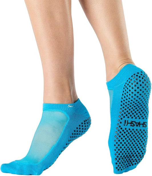 SHASHI Mesh Socks for Women – Stylish, Full-Coverage Non Slip Socks for Barre, Yoga and More