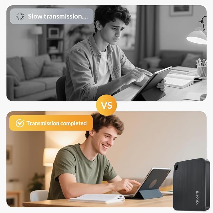 iDsonix 128GB External SSD - USB 3.2 Gen 1 Read Speed up to 466MB/s Portable Solid State Drive for Backup Videos and Photos, Compatible with Mac, PC, Tablet, iPhone 15 - i5PLUS