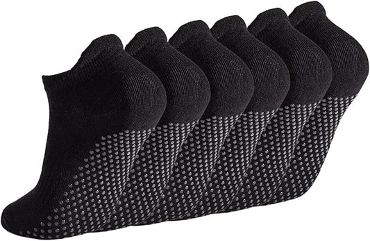 Breslatte Grip Socks Pilates Socks with Grips for Women Non Slip Grippers Womens