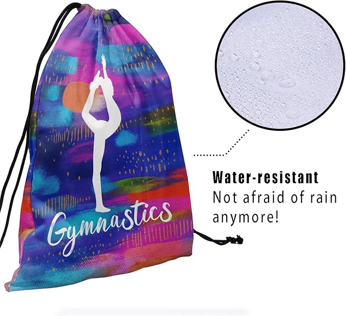 Gymnastics Grip Bag for Gymnasts Gymnastic Drawstring Bag Gym Athlete Bag