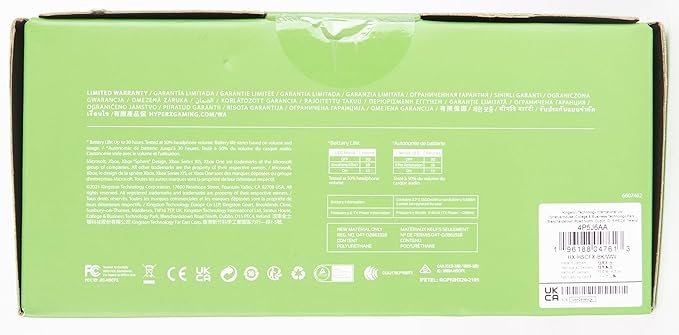 HyperX CloudX Flight – Wireless Gaming Headset, Official Xbox Licensed, Compatible with Xbox One and Xbox Series X|S, Game and Chat Mixer, Memory Foam, Detachable Noise-Cancellation Microphone