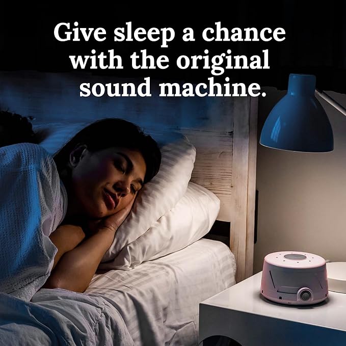 Yogasleep Dohm Classic (Pink) The Original White Noise Machine, Soothing Natural Sound from A Real Fan, Noise Cancelling for Office Privacy, Travel & Meditation, Sleep Therapy for Adults & Baby