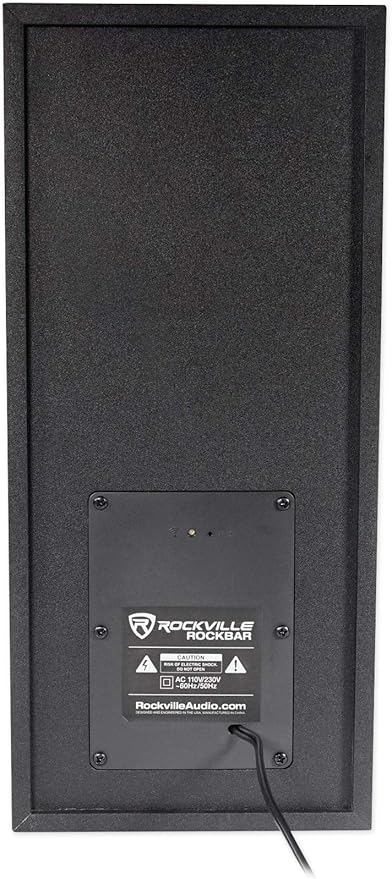Rockville ROCKBAR 40 Inch 400W Soundbar with Wireless 6.5" Subwoofer, Bluetooth, HDMI ARC, Optical, USB, DSP Modes, Deep Bass, for Home Theater and Music