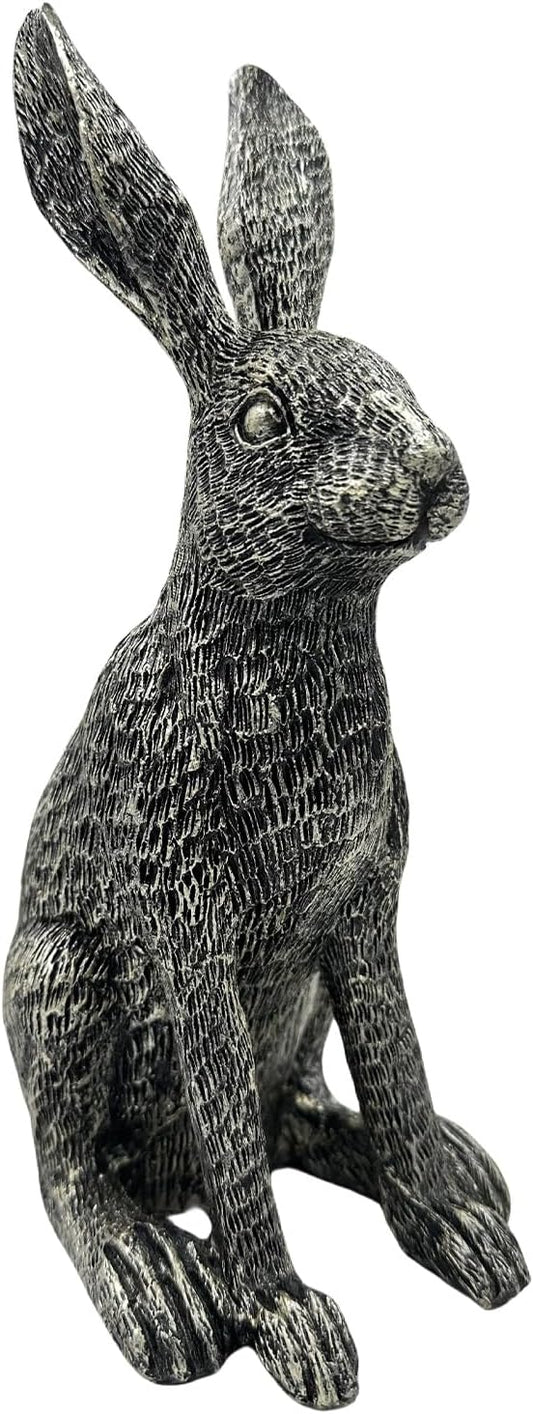 Charming Resin Rabbit Statue - 10.2-inch Decorative Figurine for Home & Garden, Modern Art Sculpture with Intricate Details, Perfect for Shelves, Tables, or Gardens
