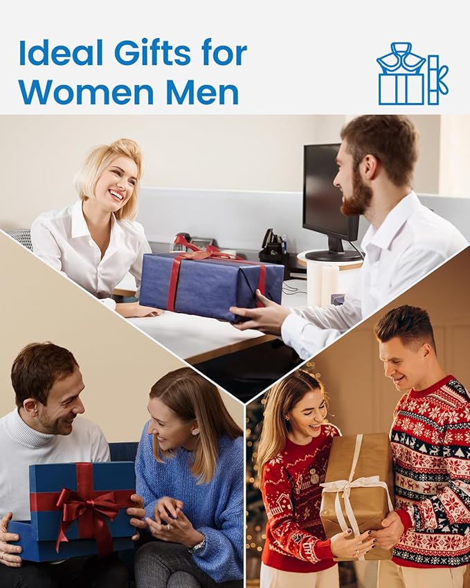 RENPHO King Size Heating Pad for Back Pain Relief, Birthday Christmas Gifts for Men Women Seniors, FSA Eligible, 24"x37" XL Large Weighted Electric Heat Pad for Neck and Shoulders ETL Certified, Gray