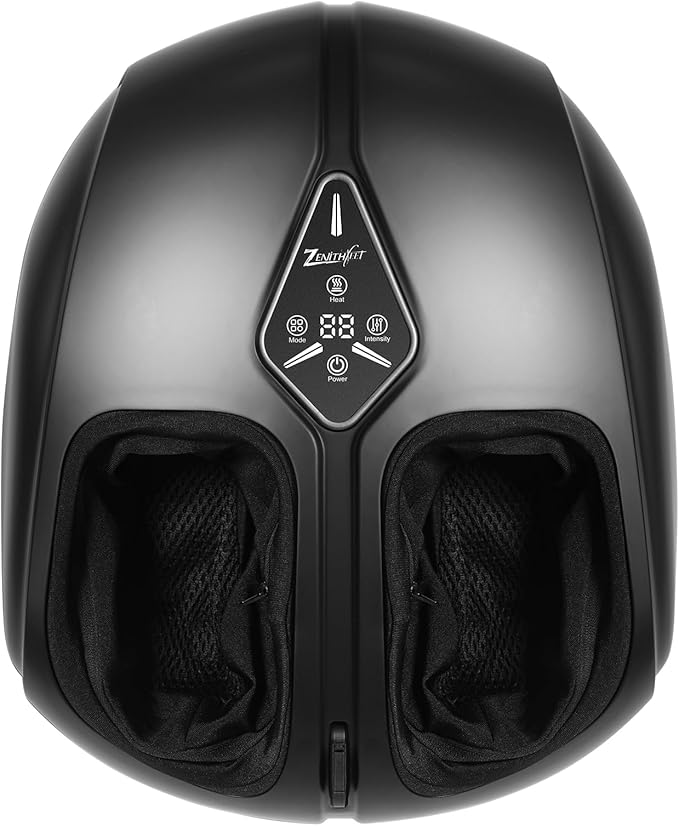 Foot Massager for Men and Women, Foot spa,Kneading, Compression, Vibration, Shiatsu Feet Massage Machine for Plantar Fasciitis, Neuropathy, Foot Warmer,Size 9-14