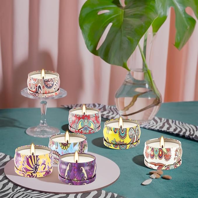 Scented Candles Gifts Set of 36 – 2.5oz Aromatherapy Travel Tin Candles, Relaxing Fragrances for Home, Spa, Gifts for Family, Friends, Teachers, Thank You Presents (Assorted Scents).