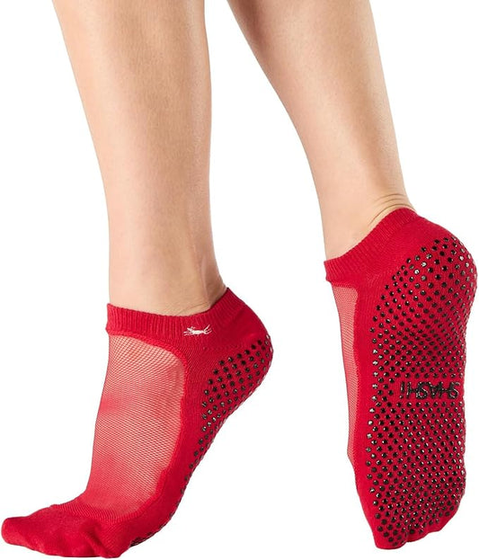 SHASHI Mesh Socks for Women – Stylish, Full-Coverage Non Slip Socks for Barre, Yoga and More