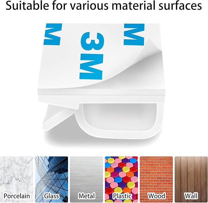 200 Pcs Cable Clips, Adhesive Cable Organizer Cord Holder Wire Clip Wire Management Self Adhesive Hooks Wire Holder for Office, Home(White, 200PCS)