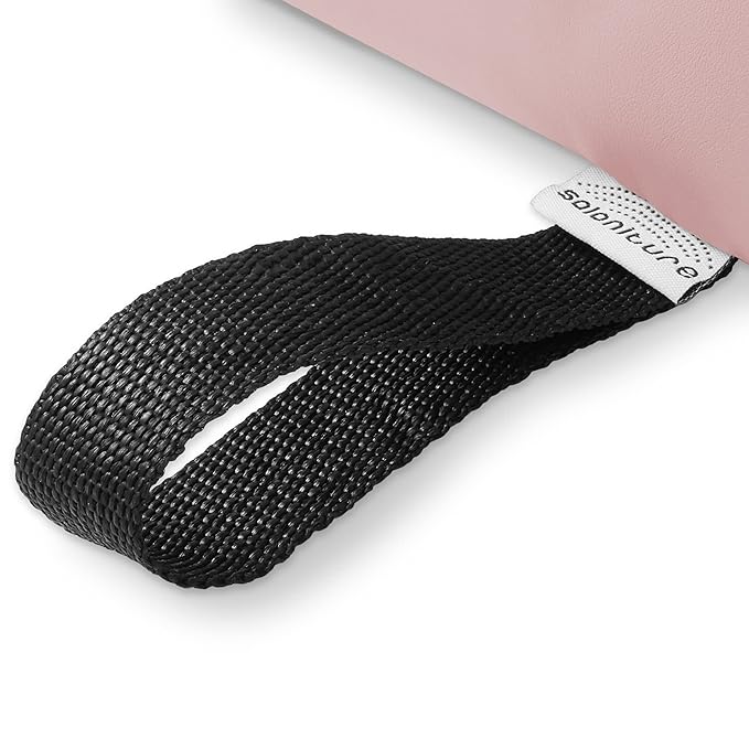 Saloniture Half Round Massage Table Bolster Pillow Pad - 26 x 6 x 3 Inch - Pink