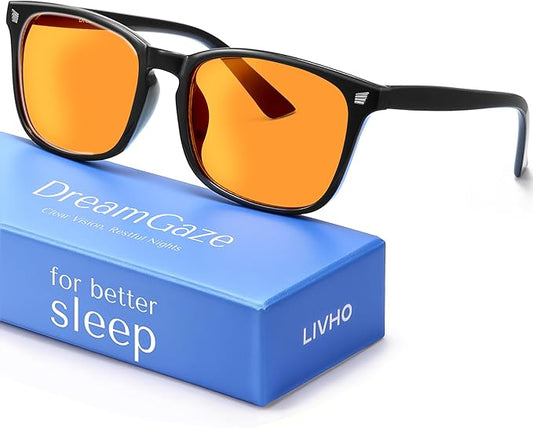 DreamGaze 99.9% Blue Light Blocking Glasses for Better Sleep - Anti Blue Light Glasses Men - Premium Computer Gaming Glasses