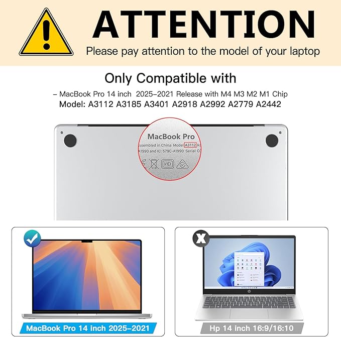 FILMEXT Privacy Screen for Macbook Pro 14 inch (2025-2021,M5 M4 M3 M2 M1), Removable Macbook pro 14.2" A3112 A3401 A2992 A2918 A2779 A2442 Privacy Laptop Screen Filter Anti-Spy/Anti-Glare/Eye Care