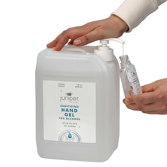 Hand Sanitizer Gel with 70% Alcohol 1.06 Gallon with Pump
