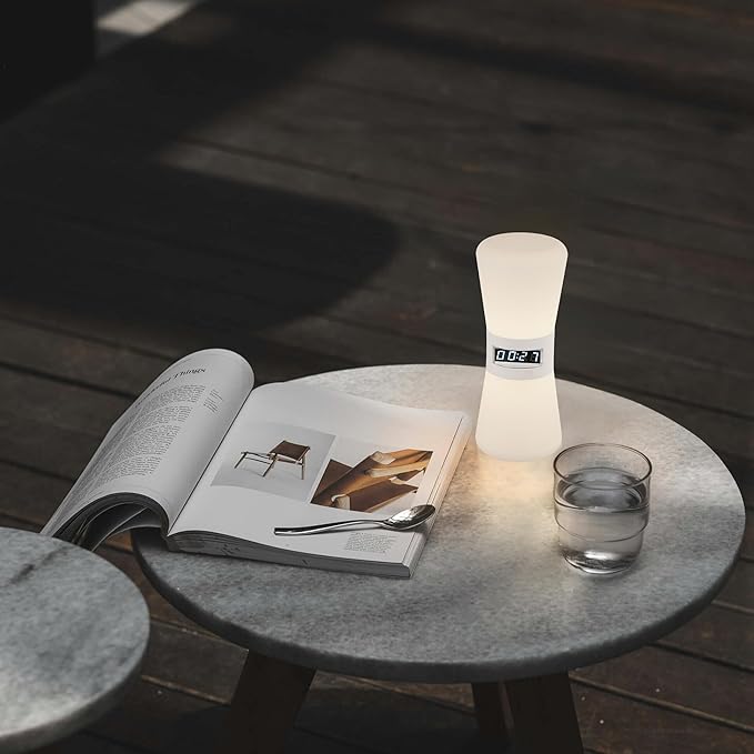 Electronic Hourglass LED Timer, Visual Countdown Clock with Flowing Light, Digital Sand Timer for Kids, Focus Training, Pomodoro, ADHD Support Timer