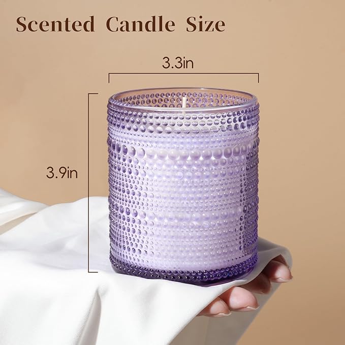 Lavender Scented Candles for Women, 60 Hours Aromatherapy Candle, Soy Candles for Home Scented, Birthday Gifts Mothers Day Candle for Home