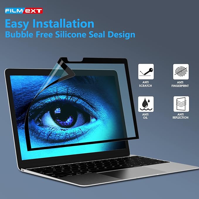 for Macbook Air Screen Protector 13 inch 2021 Anti-Glare Anti-Blue Light Screen Filter,Eye Protection Blue Light Blocking Filter for Macbook Air 13" (2021-2018) with Touch ID M1 A2337 A1932 A2179
