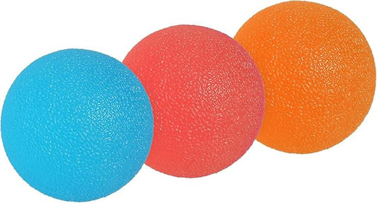 PATIKIL Hand Exercise Balls, Squeeze Balls Stress Balls for Adults Grip Strengthening Occupational Equipment