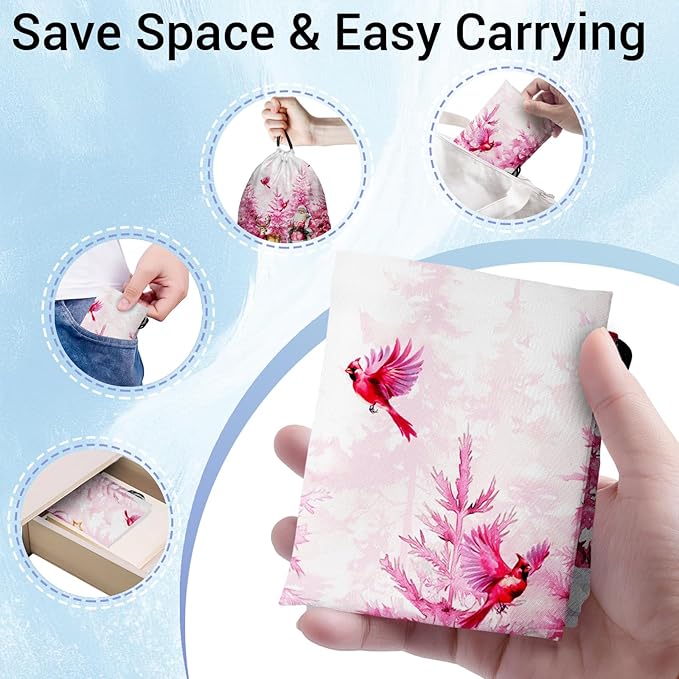 Santa Claus Gymnastics Drawstring Bags Winter Holiday Women Athlete String Bag for Holding