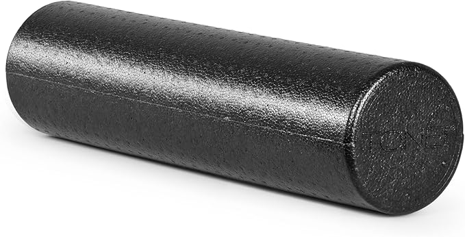 Tone Fitness High Density EPP Foam Exercise Foam Roller for Yoga, Pilates, Stretching, Massage, and Recovery | Multiple Sizes and Colors