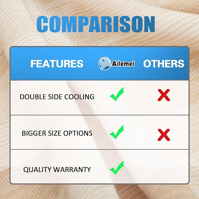 Cooling Pillow Case Covers Only,King Size Set of 2 with Double Sided,Moisture Wicking Pillowcase Cover with Hidden Zipper Japanese Cold Tech Pillow Case Protectors for HotSleepers and NightSweats