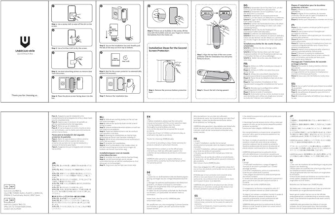 UNBREAKcable iPhone 16 Plus Screen Protector [3-Pack], Tempered Glass with Auto-Align Tech for Easy Install, 9H+ Hardness, Anti-Fingerprint, Ultra-Clear, Full-Coverage Protection, 6.7-Inch