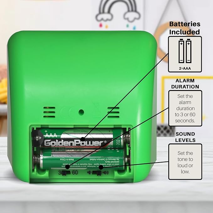 Visual Timer for Kids, Toddler, Autism, ADHD & Preschool Classroom - Animal Silent Countdown Timers - 60 Minute Productivity & Time Management Clock (Dinosaur)