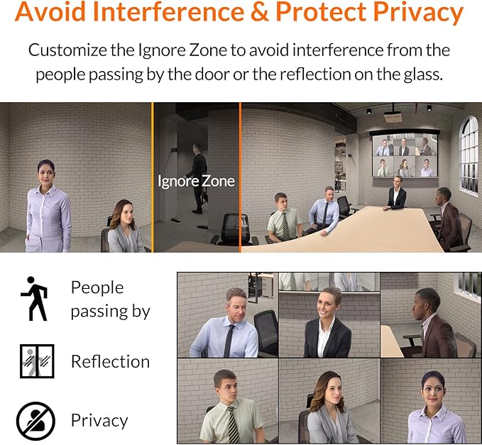 Innex Cube 4K 360 Degree Video Conference Camera with Multiple AI Modes, Dual Omnidirectional Mics, Remote, Plug and Play Conference Room Webcam for Zoom, Microsoft Teams, Open Space, Meeting Room