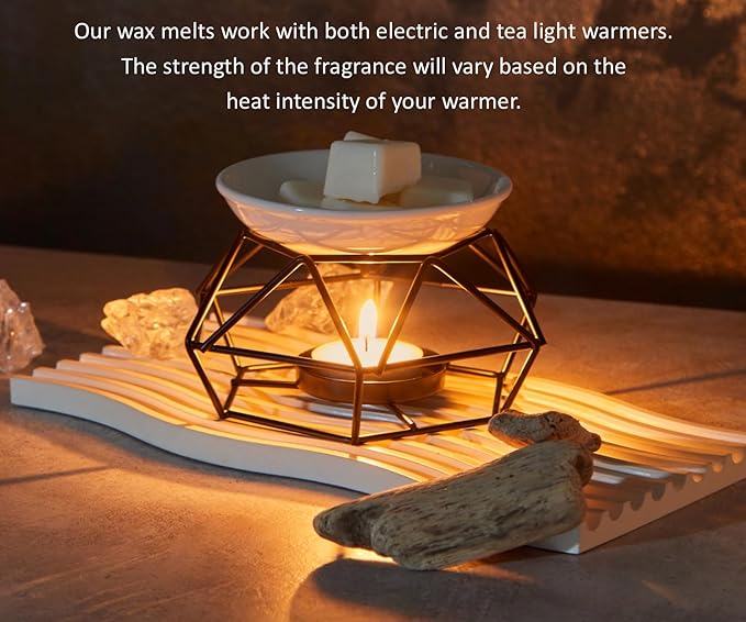 Variety Pack Soy Wickless Candle Scented Wax Melts - Wax Cubes for Scented Wax Warmer. Incense Herbal Pack - Lavender, Sandalwood, Patchouli, Nag Champa & More. Made in The USA