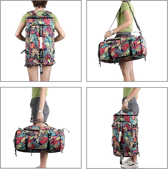 gym duffel bag backpack wrestling bag with shoe compartment 4 kinds of back method waterproof sports walking laptop