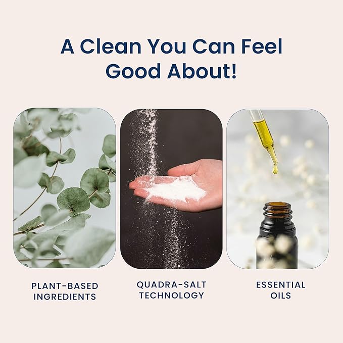 Natural Laundry Detergent for Sensitive Skin | Eco Friendly, Plant Based, Baby Clothes Safe | Clean & Easy Powder to Liquid, 1 Pack Detergent + 1 Refillable Jug | Signature Scent, 50 Loads