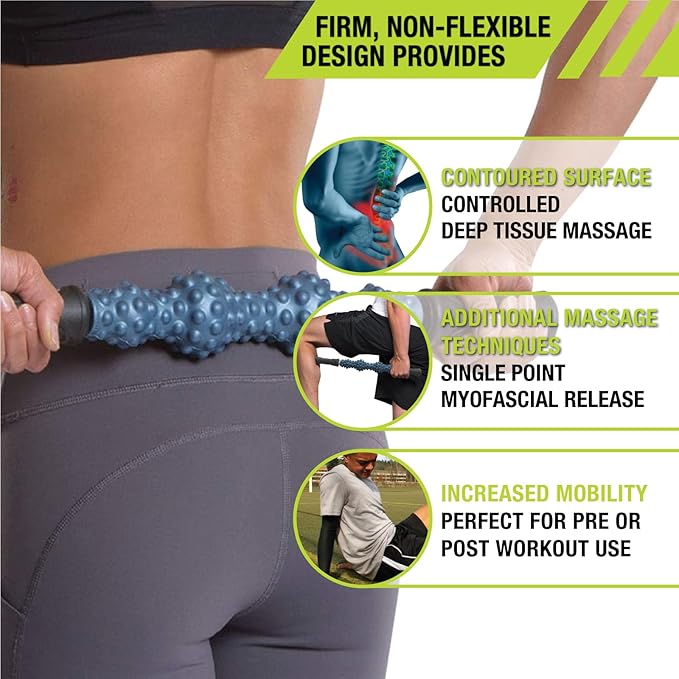 Pro-Tec Athletics Rollers, RM Extreme, RM Extreme Mini Roller, Cryosteel Ice Roller, Portable Roller, Deep Tissue Massage, Muscle Relief, Hamstring, Quadriceps, Multi-Directional, Enhance Performance