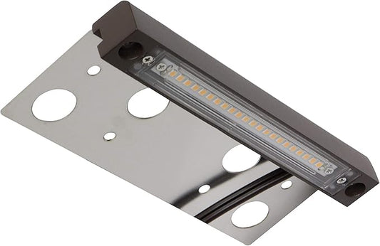 GKOLED UL Listed LED Hardscape Light, Retaining Wall Lights, 6.8 Inch Integrated 2700K LED Chips, Step Paver Wall Light, Solid Powder Coated Die-cast Aluminum Housing, 4W Low Voltage 12V AC/DC, 1 Pack