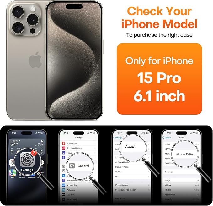 ImpactStrong Shatterproof Tempered Glass Screen Protector for iPhone 15 Pro [Easy Installation Frame] [Bubble Free] [9H Hardness] [Full Coverage] Case Friendly, 6.1 Inch - (3-Pack)
