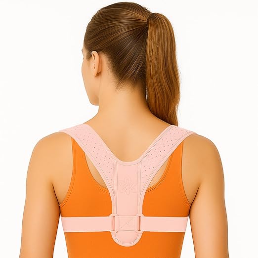 Back Brace Posture Corrector for Women - Thin & Invisible Back Brace for Posture - Adjustable Back Support Brace - Relieve Upper Back Discomfort & Regain Confidence, L(36-45") 1 PCS