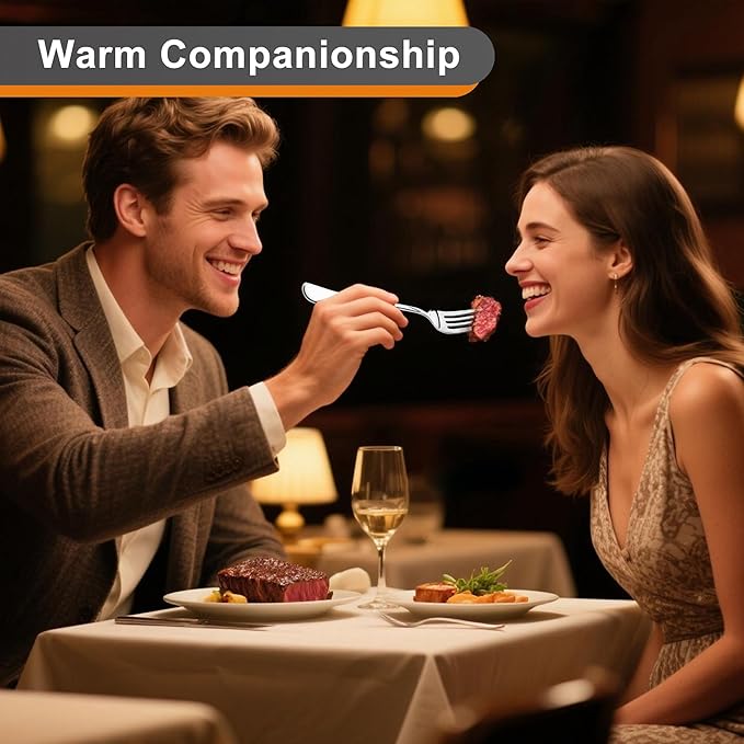 16 Pieces Dinner Forks Set,8" Forks,Food Grade Stainless Steel Dinner Forks,Fine Fork Set for Home,Kitchen,Restaurant,Mirror Polished and Dishwasher Safe