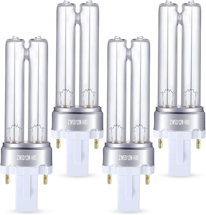 4 Pack Replacement Bulb, 5W UV-C Bulb Compatible with Germ Guardian LB4000 AC4300BPTCA, AC4825, AC4850, AC4850PT, AC4900, AC4900CA, AC5300B, AC5350B, AC5350W Air Purifier