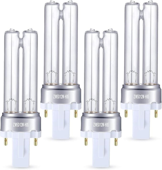 4 Pack Replacement Bulb, 5W UV-C Bulb Compatible with Germ Guardian LB4000 AC4300BPTCA, AC4825, AC4850, AC4850PT, AC4900, AC4900CA, AC5300B, AC5350B, AC5350W Air Purifier